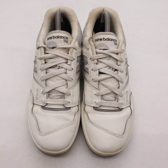 New Balance 550 Women's 9 Men's 7.5 White Grey Rain Cloud Sneakers BBW550BB - Picture 2 of 9